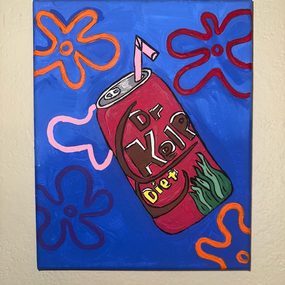 Diet Dr kelp acrylic paint